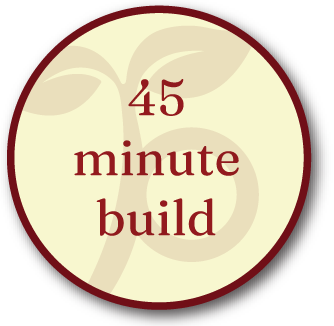 45 minute build